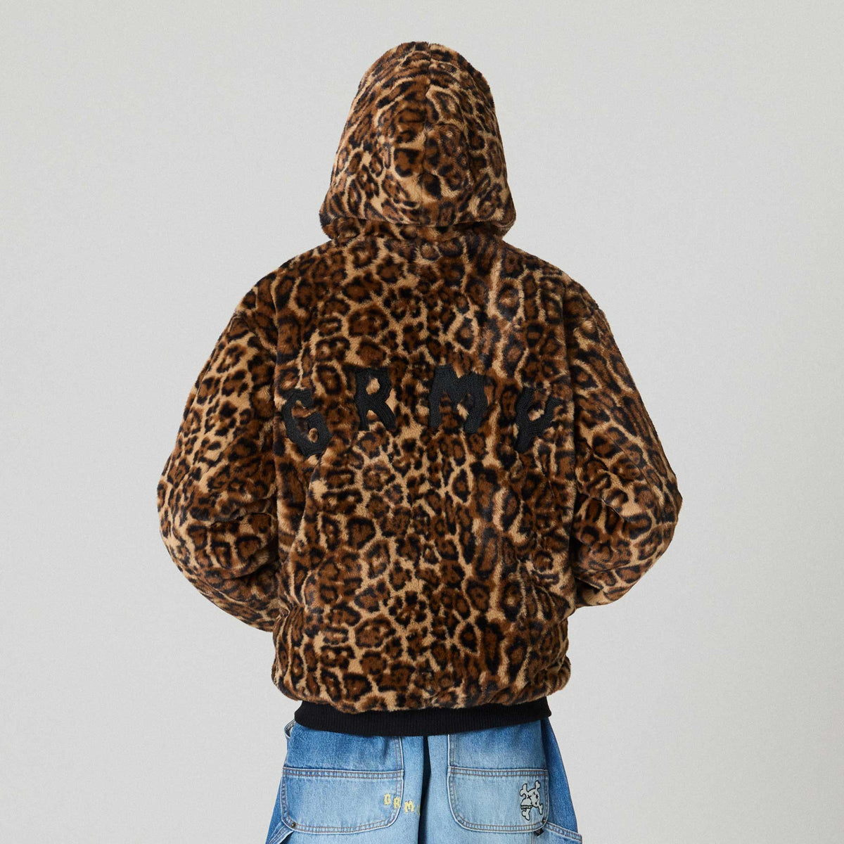 Overkicks - Chaqueta Reversible The Props Leopard Hooded Black (GRHTJ216-BLK) - imagen 8