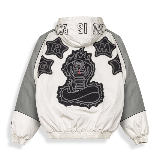 Overkicks - Chaqueta Sho Nuff Pull Over Off White (GPVJ219-OWHT) - vista frontal