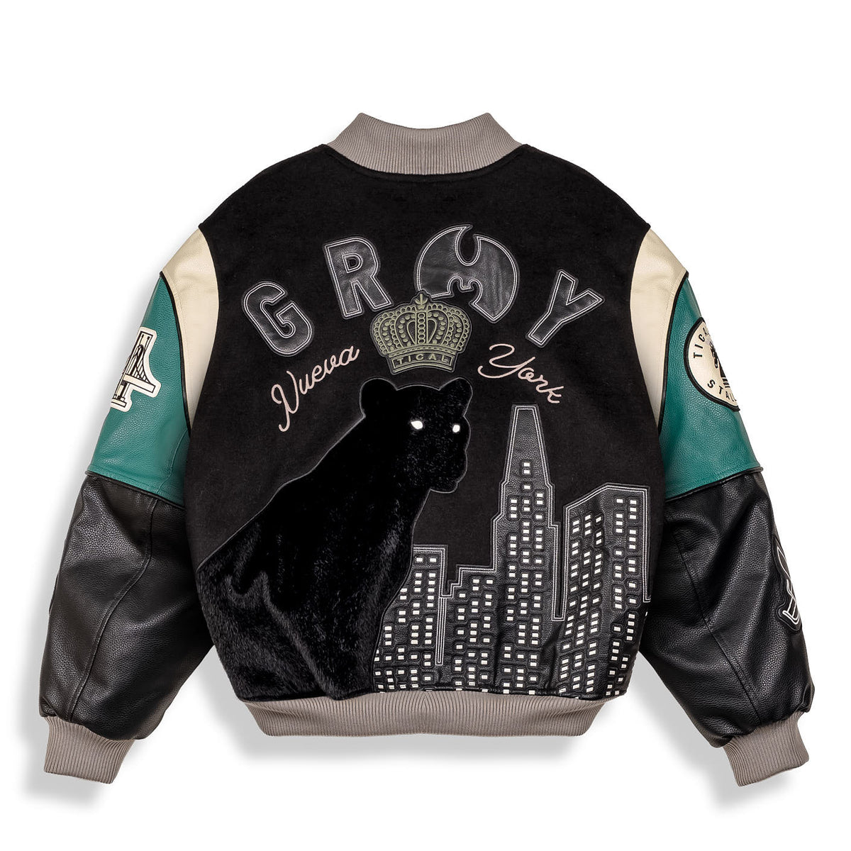 Overkicks - Chaqueta Tical X Grimey Baseball Black (GBJK211-BLK) - imagen 2