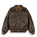 Chaqueta Wild One Pu Leather Washed Brown