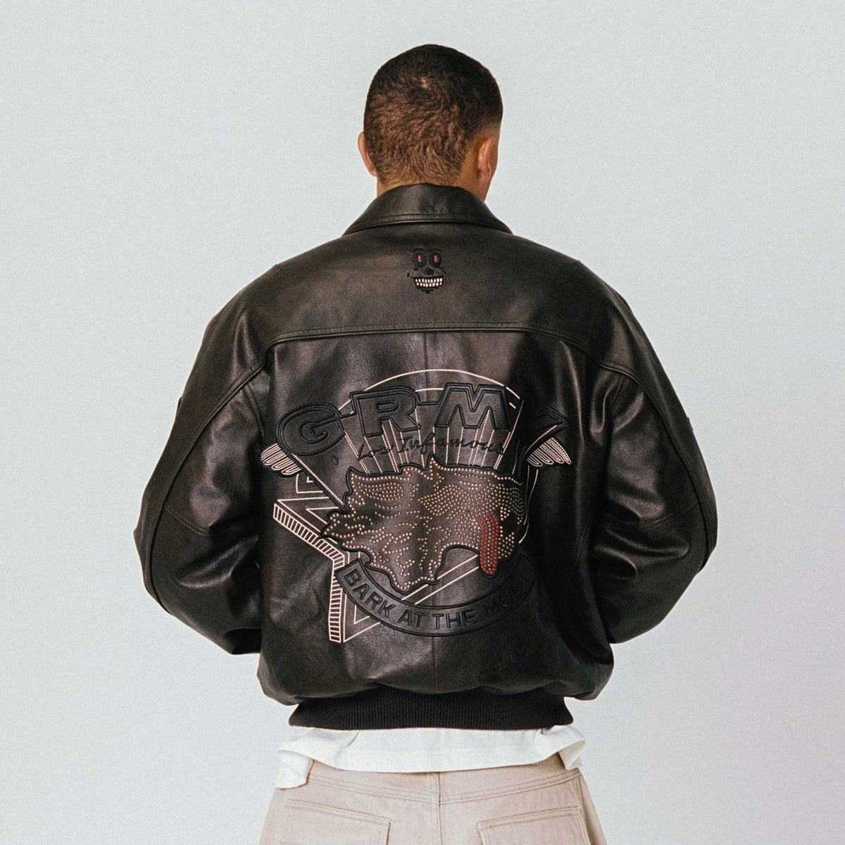 Overkicks - Chaqueta Wild One Pu Leather Washed Brown (GPLJ207-WBRW) - imagen 4