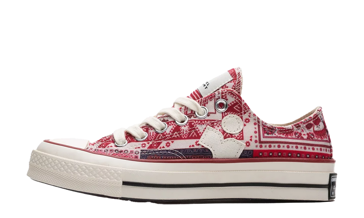 Overkicks - Converse Chuck 70 Low Isabel Marant Vanilla Ice Red (A14801C) - par completo