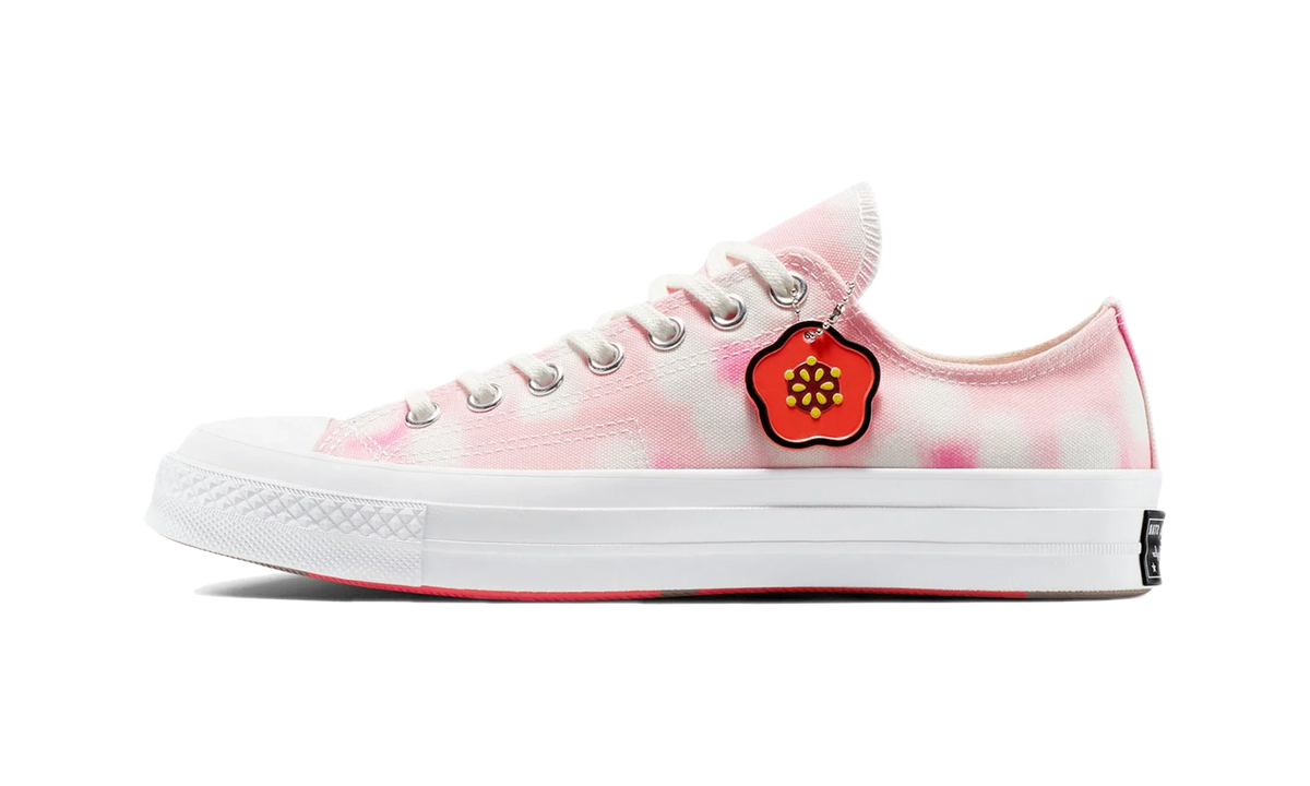 Overkicks - Converse Chuck 70 Low KENZO Hana Leopard Pink Cosmos (A14789C) - vista lateral