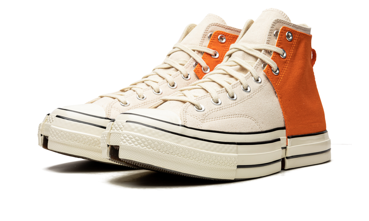 Overkicks - Converse Chuck Taylor All Star 70 Hi 2-in-1 Feng Chen Wang Orange Ivory (169840C) - vista trasera