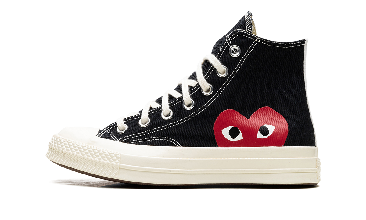 Overkicks - Converse Chuck Taylor All Star 70 Hi Comme des Garcons PLAY Black (150204C/A08791C) - par completo