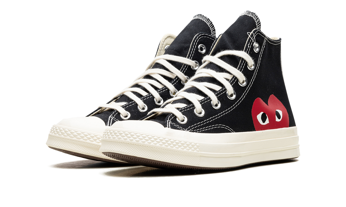 Overkicks - Converse Chuck Taylor All Star 70 Hi Comme des Garcons PLAY Black (150204C/A08791C) - detalle suela