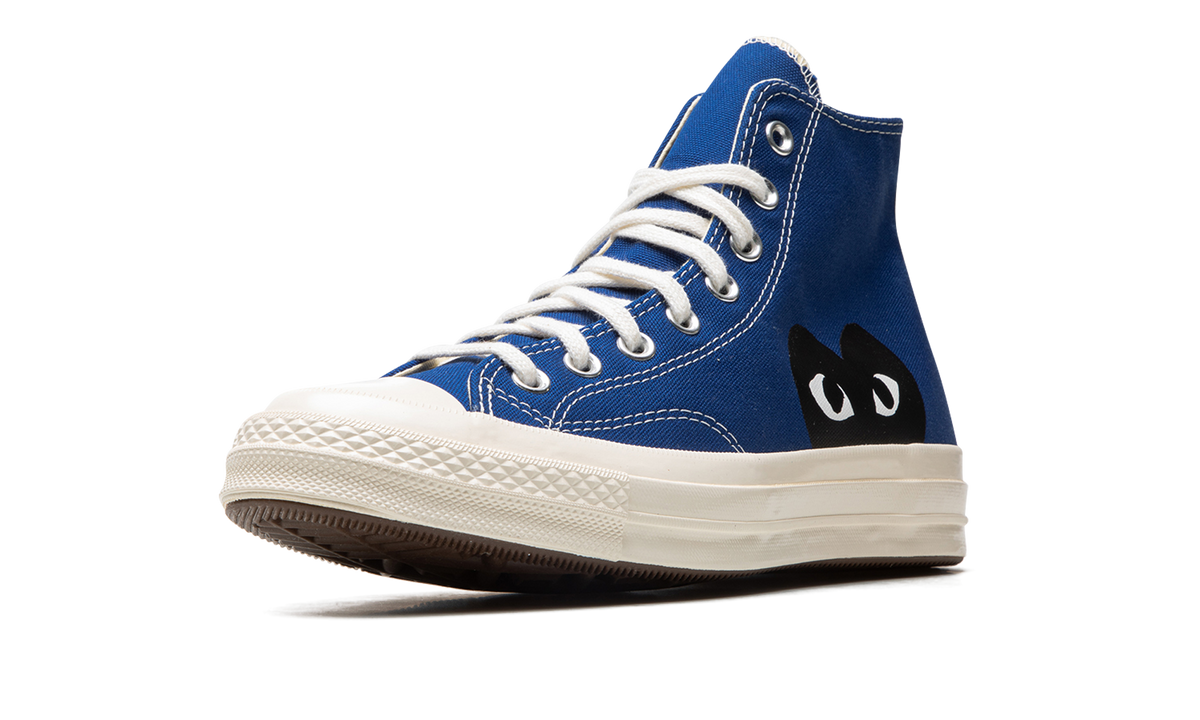 Overkicks - Converse Chuck Taylor All Star 70 Hi Comme des Garcons PLAY Blue Quartz (171846C/A08794C) - detalle suela