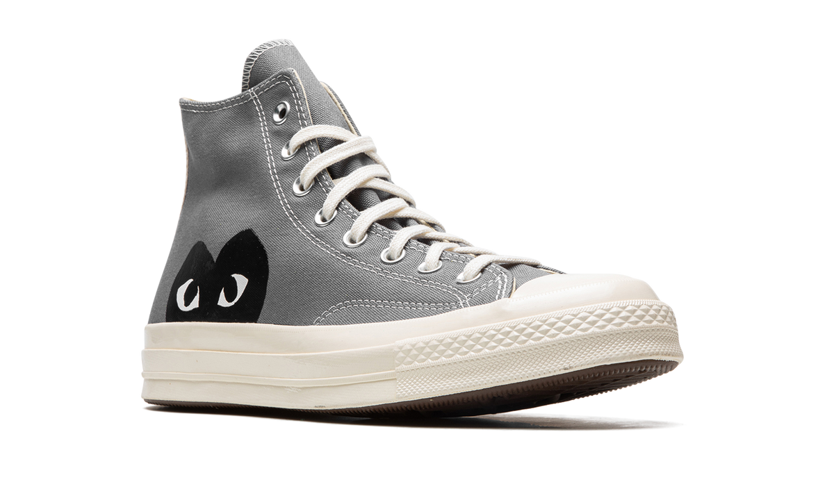 Overkicks - Converse Chuck Taylor All Star 70 Hi Comme des Garcons PLAY Grey (171847C/A08793C) - detalle lateral interior