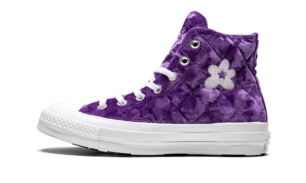 Overkicks - Converse Chuck Taylor All Star 70 Hi Golf le Fleur TTC Quilted Velvet (165600C) - vista lateral