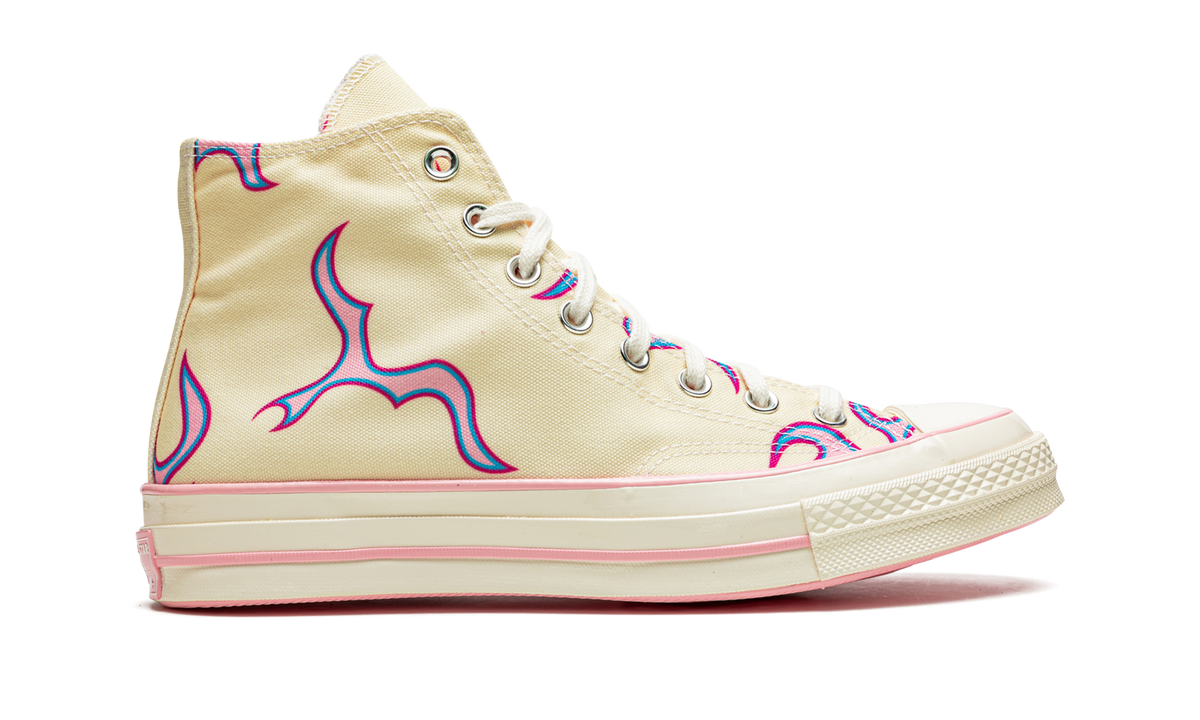Overkicks - Converse Chuck Taylor All Star 70 Hi Golf le Fleur Yellow Flame (172398C) - detalle talon