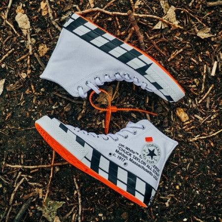 Overkicks - Converse Chuck Taylor All Star 70 Hi Off-White (163862C) - detalle lateral interior