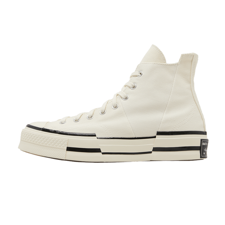 Overkicks - Converse Chuck Taylor All Star 70 Hi Plus Canvas Egret Black (A00915C) - vista lateral