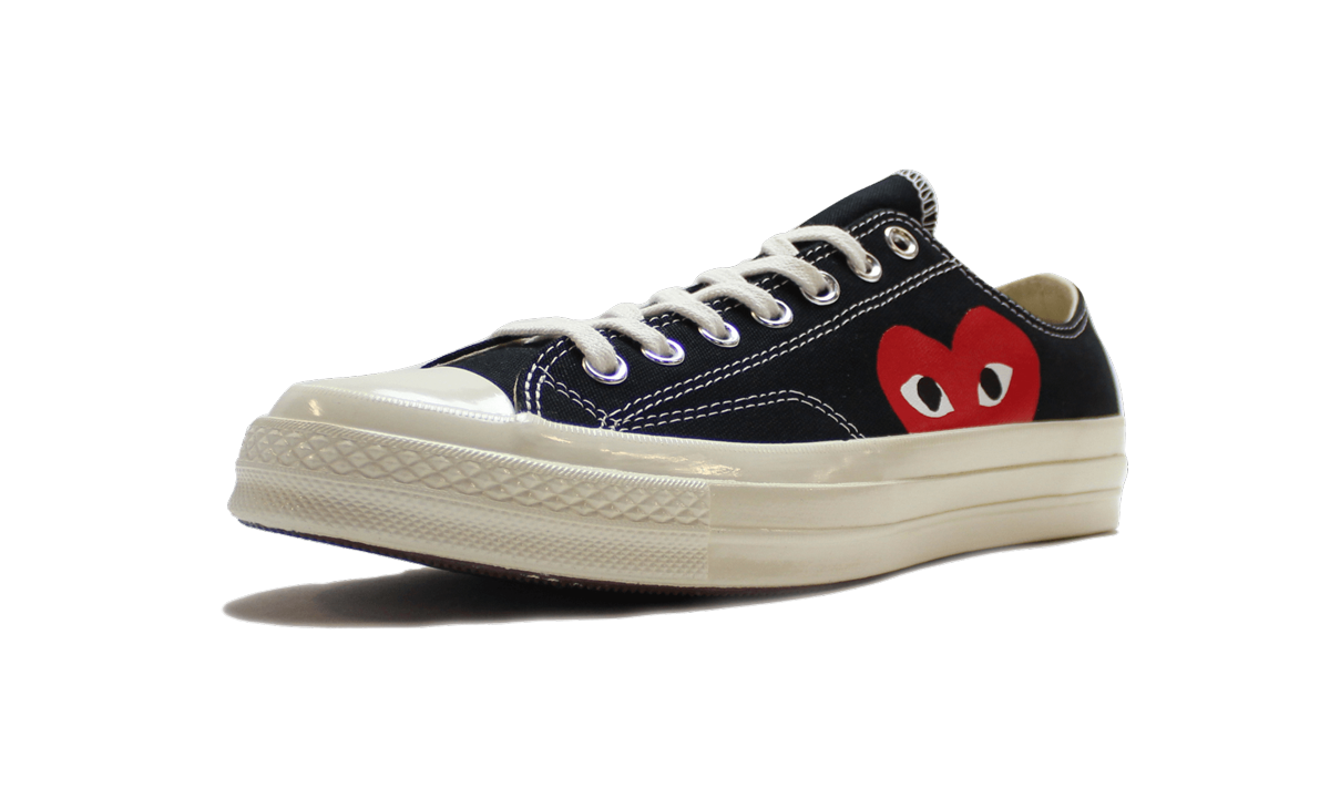 Overkicks - Converse Chuck Taylor All Star 70 Ox Comme des Garcons PLAY Black (150206C/A08796C) - detalle suela