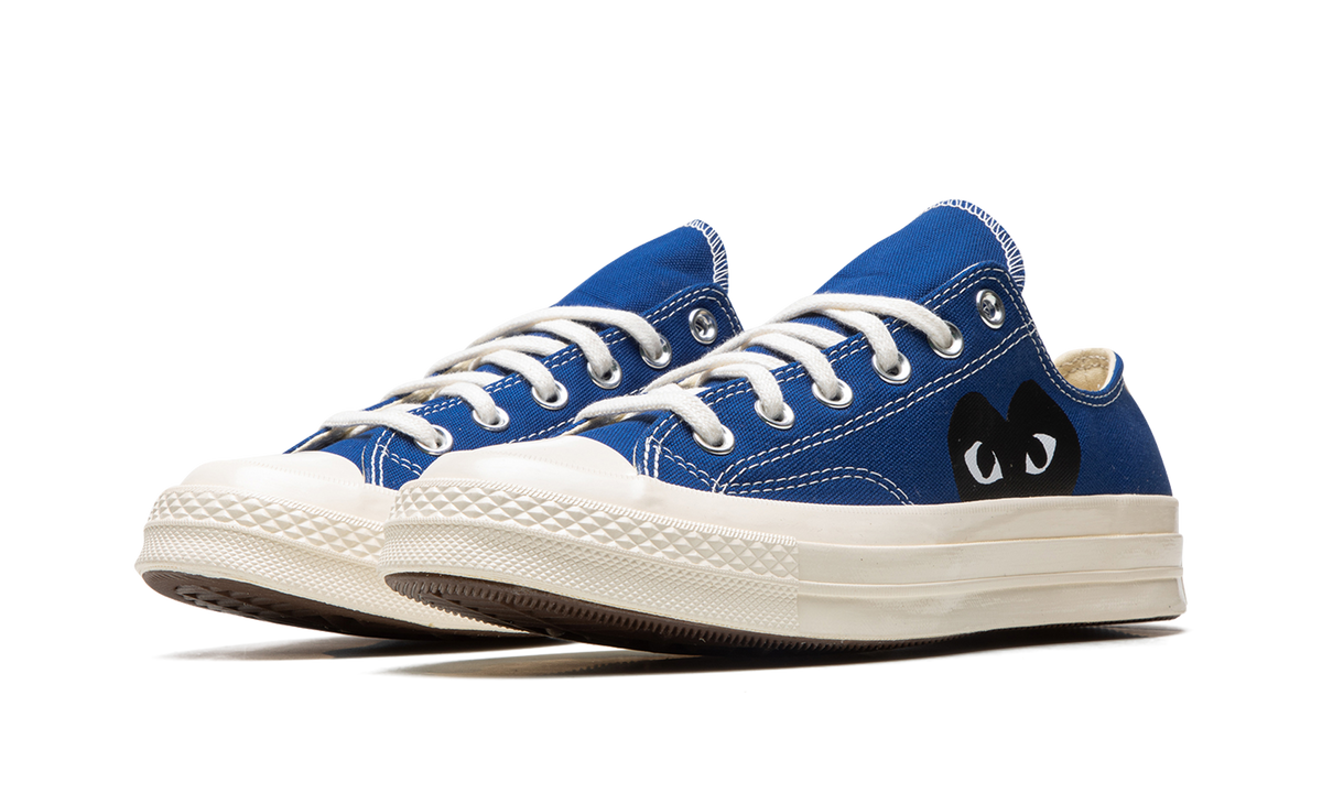 Overkicks - Converse Chuck Taylor All Star 70 Ox Comme des Garcons PLAY Blue Quartz (171848C/A08798C) - vista trasera