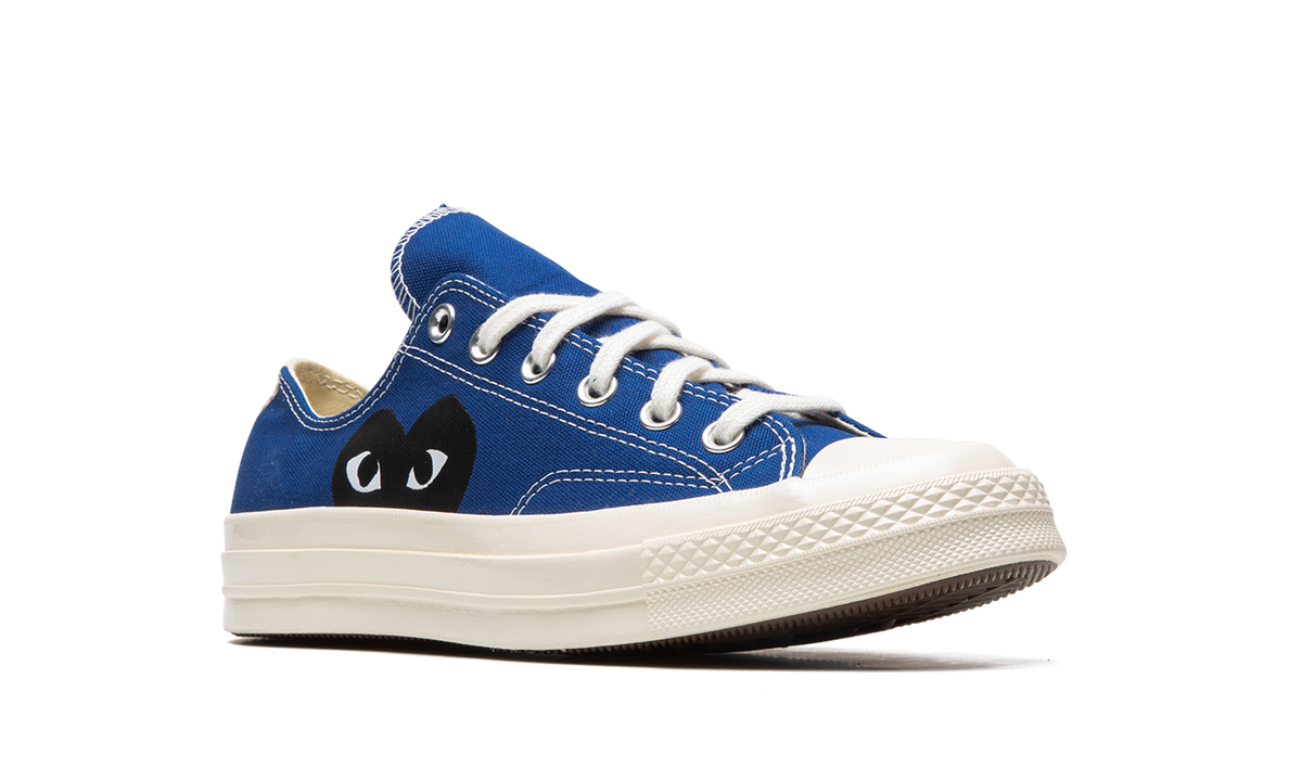 Overkicks - Converse Chuck Taylor All Star 70 Ox Comme des Garcons PLAY Blue Quartz (171848C/A08798C) - detalle lateral interior