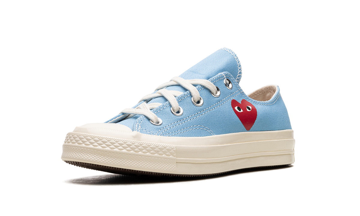 Overkicks - Converse Chuck Taylor All Star 70 Ox Comme des Garcons PLAY Bright Blue (168303C) - detalle suela