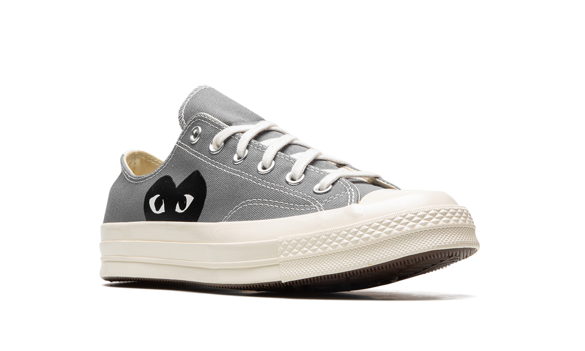Overkicks - Converse Chuck Taylor All Star 70 Ox Comme des Garcons PLAY Grey (171849C/A08797C) - detalle lateral interior