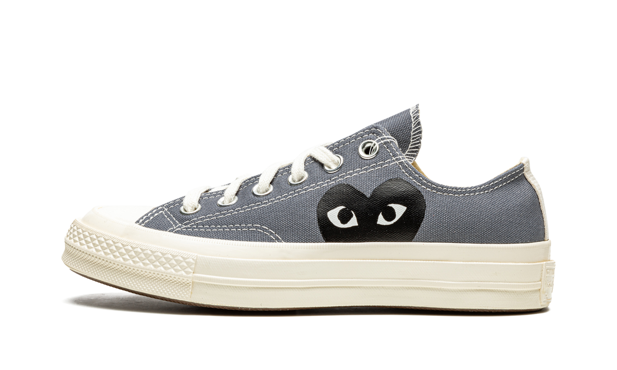 Overkicks - Converse Chuck Taylor All Star 70 Ox Comme des Garcons PLAY Grey (171849C/A08797C) - detalle