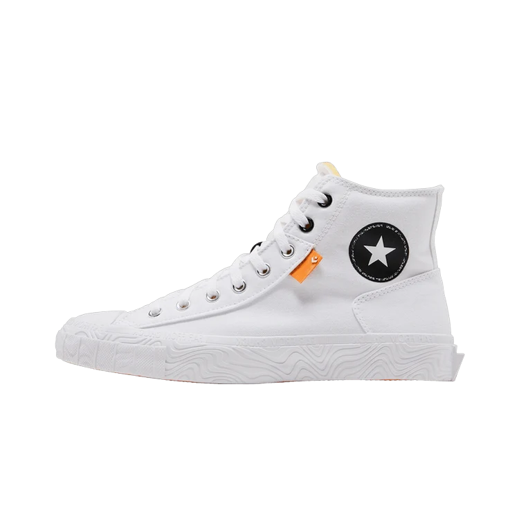 Overkicks - Converse Chuck Taylor All Star Alt Canvas White Black (A00423C) - vista lateral