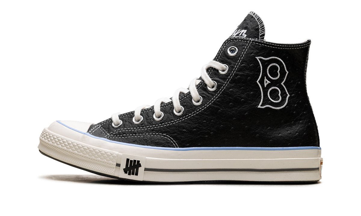 Overkicks - Converse Chuck Taylor All Star Hi Undefeated x Brooklyn Dodgers Ostrich (A21717C) - vista lateral