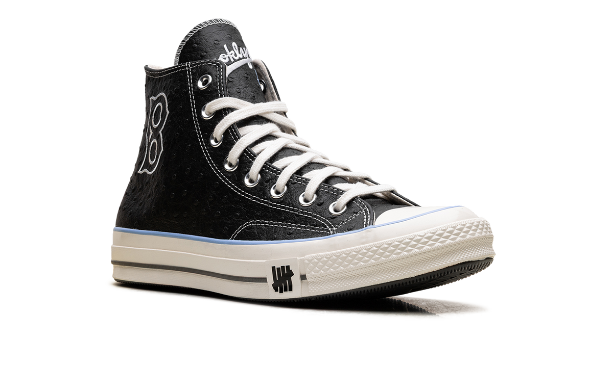 Overkicks - Converse Chuck Taylor All Star Hi Undefeated x Brooklyn Dodgers Ostrich (A21717C) - detalle lateral interior