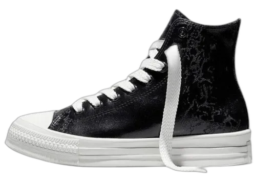Overkicks - Converse Chuck Taylor All Star Throwback Hi Waxed Denim Black (A24066C) - vista lateral