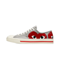 Converse Jack Purcell Comme des Garcons PLAY Grey Red