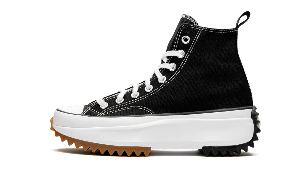 Overkicks - Converse Run Star Hike Hi Black White Gum (166800C) - vista lateral