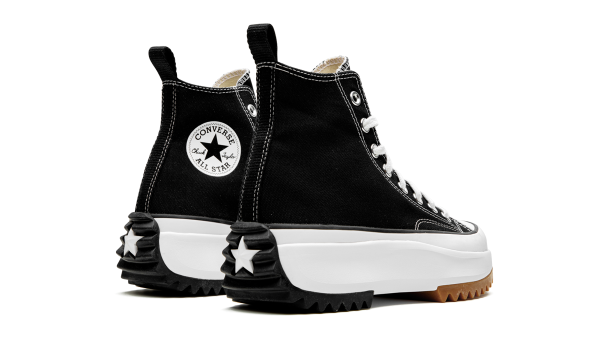 Overkicks - Converse Run Star Hike Hi Black White Gum (166800C) - par completo