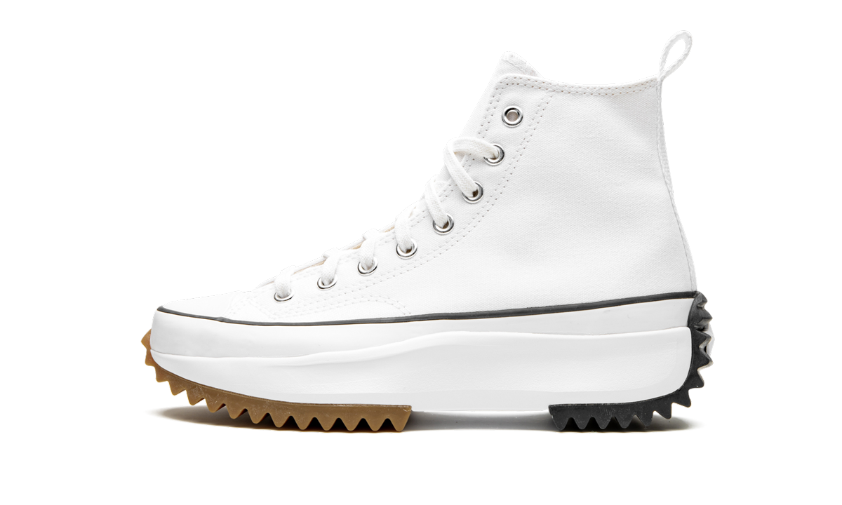 Overkicks - Converse Run Star Hike Hi White Black Gum (166799C) - vista lateral