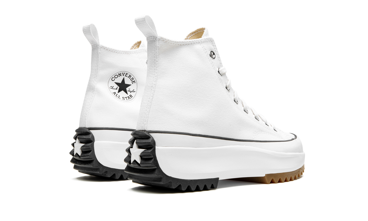 Overkicks - Converse Run Star Hike Hi White Black Gum (166799C) - par completo