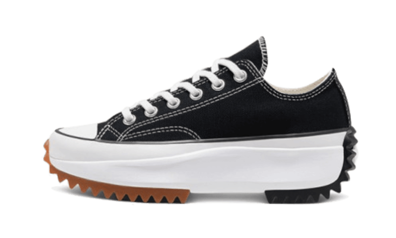Overkicks - Converse Run Star Hike Ox Black White Gum (168816C) - vista lateral