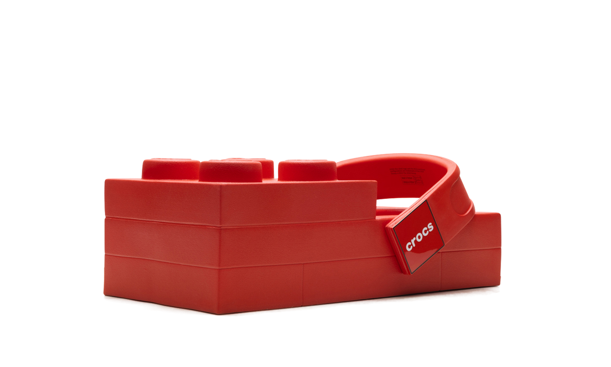 Overkicks - Crocs Brick Clog LEGO Red (211719-5DJ) - detalle suela