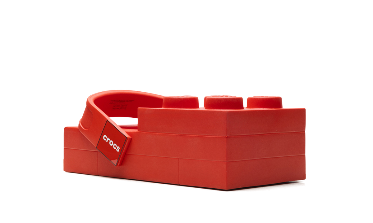 Overkicks - Crocs Brick Clog LEGO Red (211719-5DJ) - detalle lateral interior