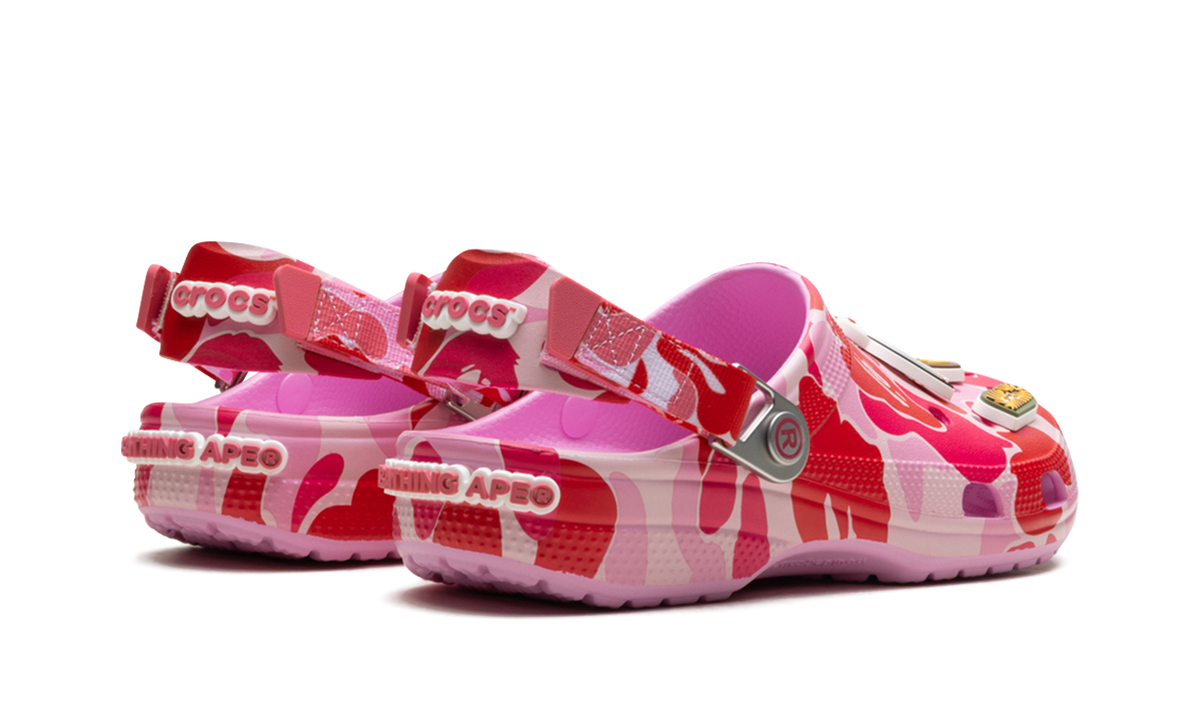 Overkicks - Crocs Classic Clog A Bathing Ape ABC Camo Pink (209627-6I2) - par completo