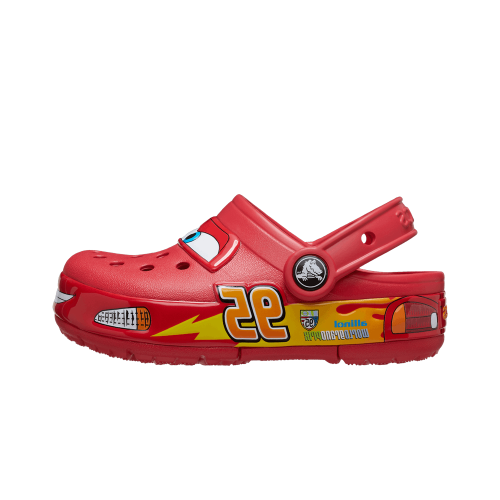 Overkicks - Crocs Classic Clog Lightning McQueen (Kids) (209381-610) - vista lateral