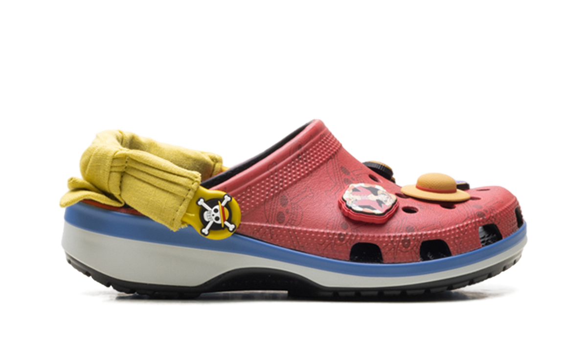 Overkicks - Crocs Classic Clog One Piece Monkey D. Luffy (212125-90H) - detalle talon