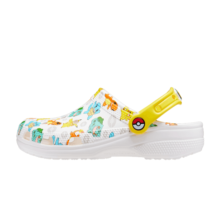 Overkicks - Crocs Classic Clog Pokémon White (207765-94S) - vista lateral