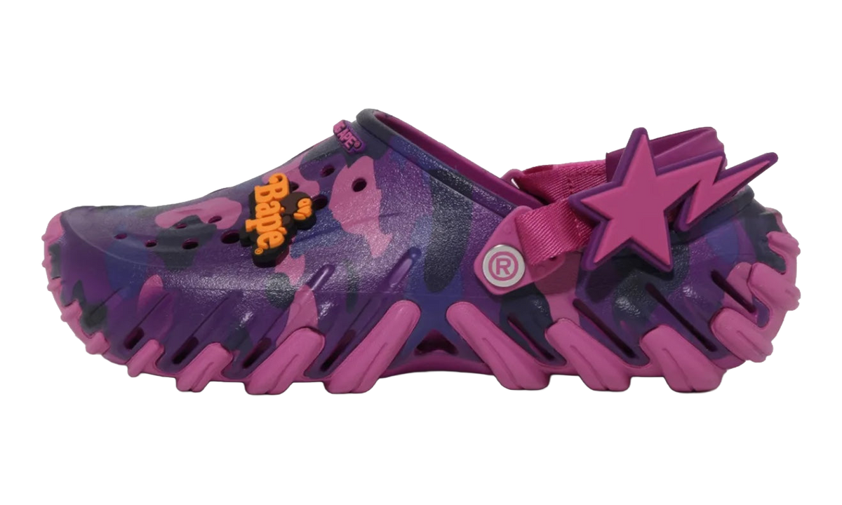 Overkicks - Crocs Echo RO Clog Bape Grapeberry Camo (213140-5BV) - vista lateral