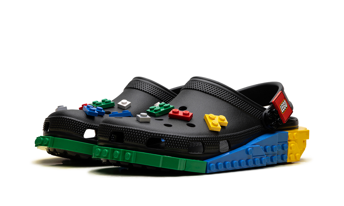 Overkicks - Crocs Masterbrand Creativity Clog LEGO Black Multi (213655-90H/212388-90H) - vista trasera