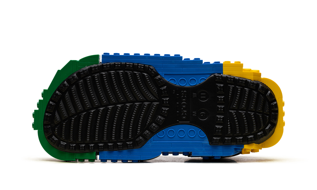 Overkicks - Crocs Masterbrand Creativity Clog LEGO Black Multi (213655-90H/212388-90H) - vista superior