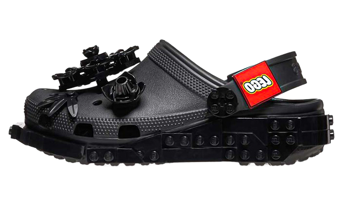 Overkicks - Crocs Midnight Garden Clog LEGO Black (213717-90H) - vista lateral