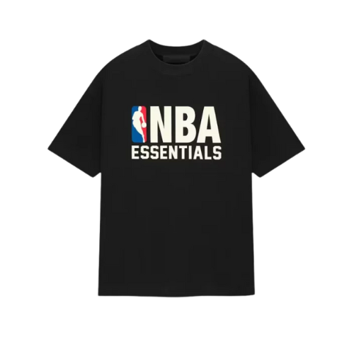Overkicks - Fear of God Essentials NBA Tee Black (125AL244001F) - vista frontal