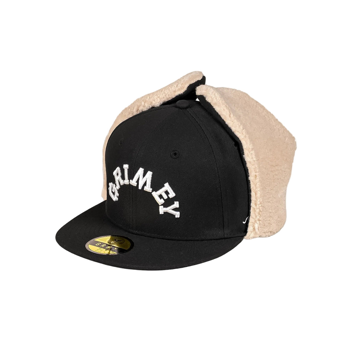 Overkicks - Gorra The Infamous Sherpa Trapper Fited Black (GTFC464-BLK) - vista frontal