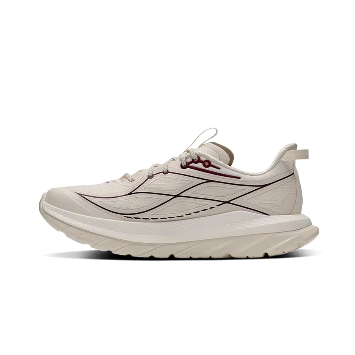 Overkicks - Hoka Mach Remastered Alabaster (Women's) (1176251-ASY) - vista lateral