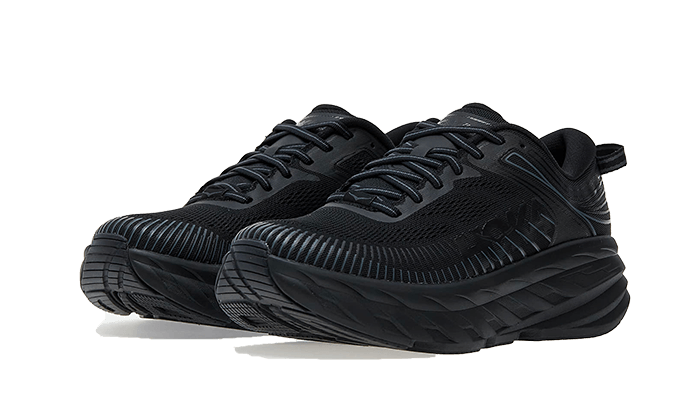 Overkicks - Hoka One One Bondi 7 Black (1110518-BBLC) - vista trasera