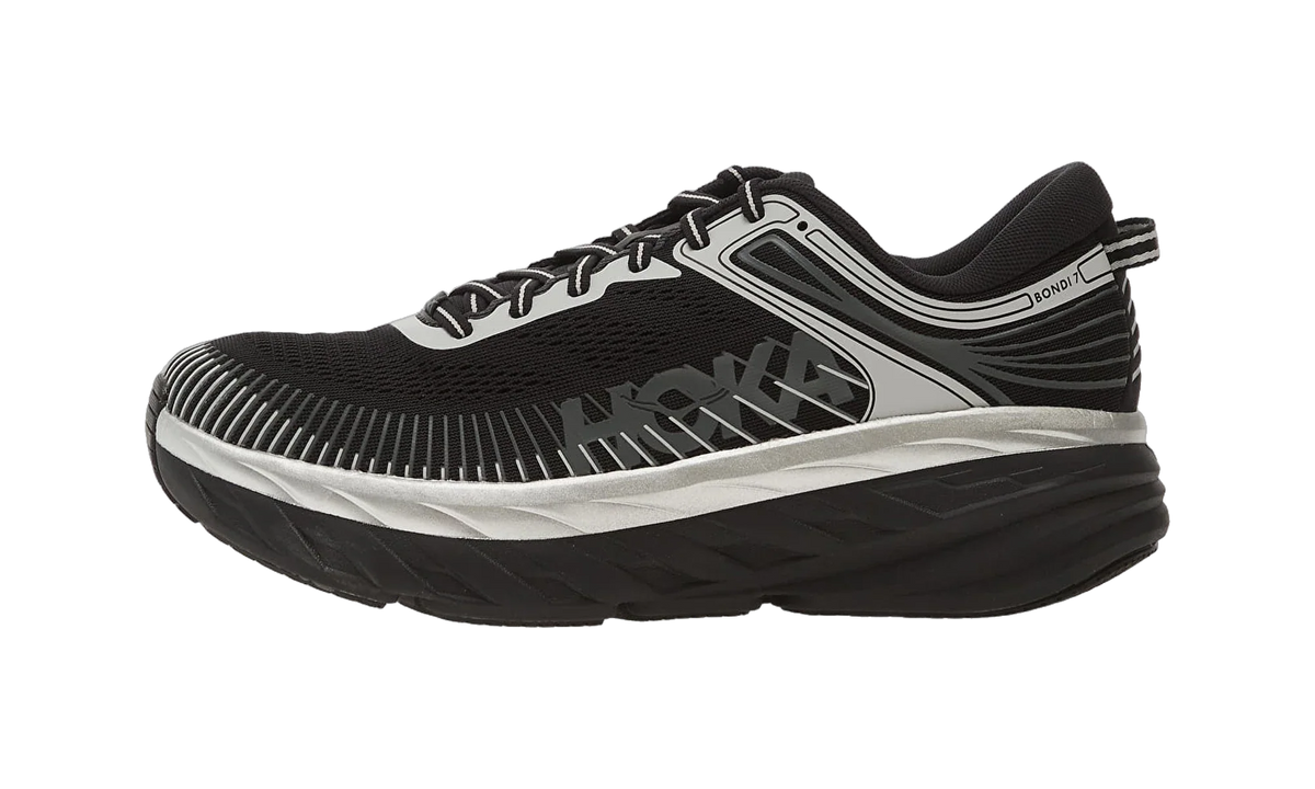 Overkicks - Hoka One One Bondi 7 Black Stardust (1110518-BKSTR) - vista lateral