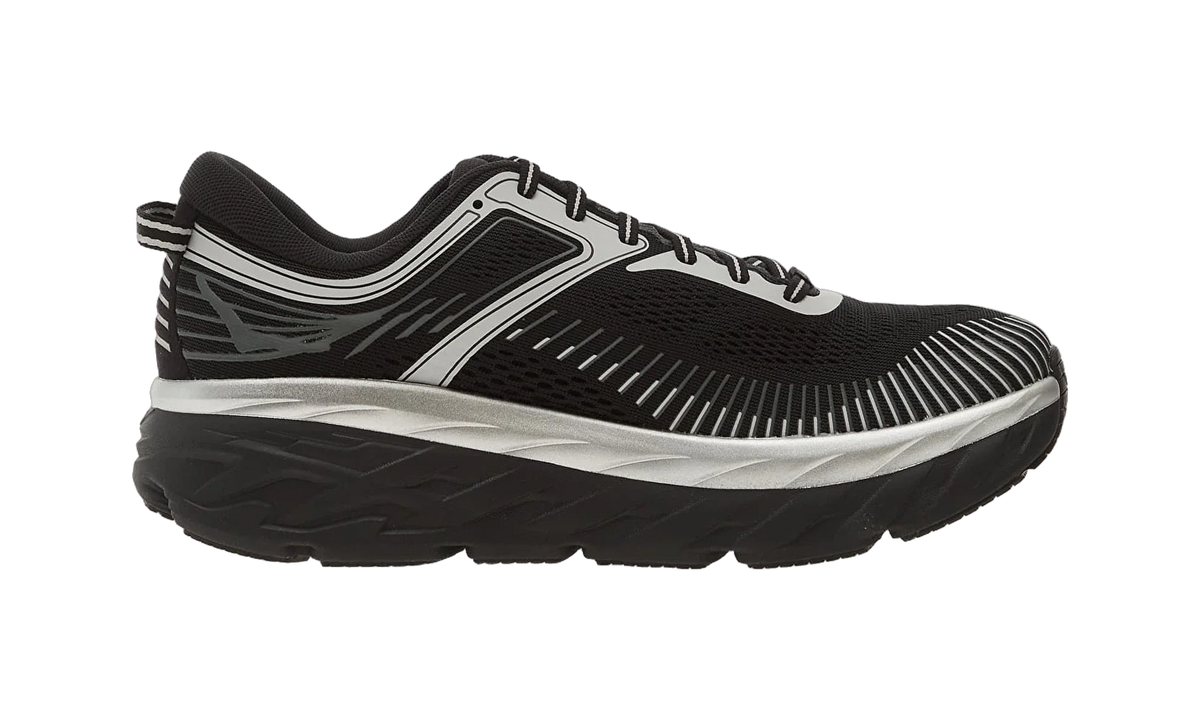 Overkicks - Hoka One One Bondi 7 Black Stardust (1110518-BKSTR) - par completo