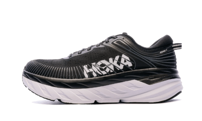 Overkicks - Hoka One One Bondi 7 Black White (1110518-BWHT) - vista lateral