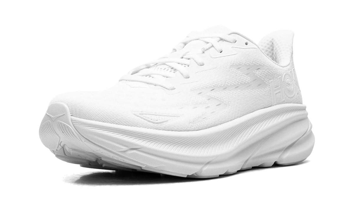 Overkicks - Hoka One One Clifton 9 White (Womens) (1127896-WWH) - detalle suela
